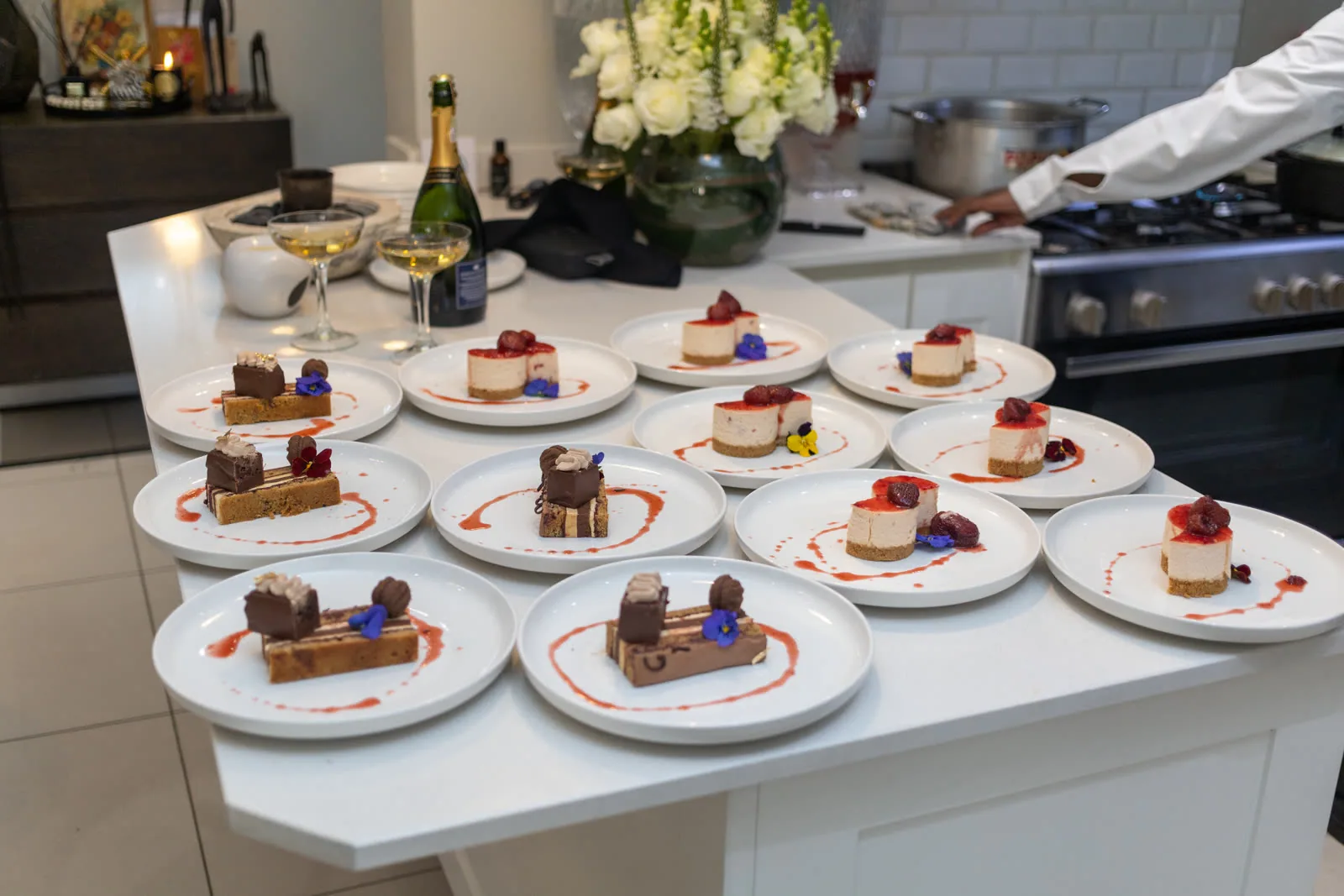 Contemporary food presentation featuring innovative culinary techniques